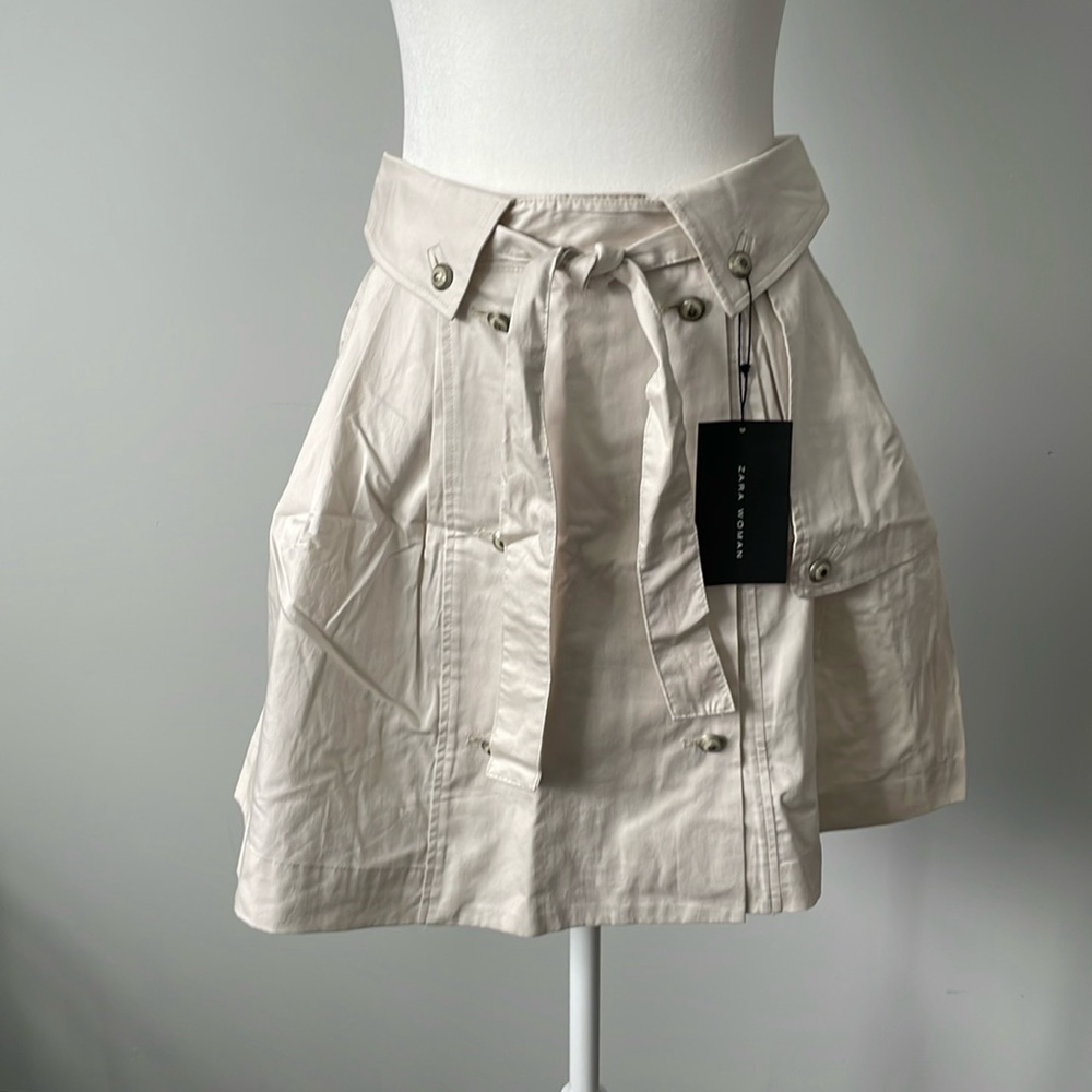 Zara Skirt, Beige, Brand new